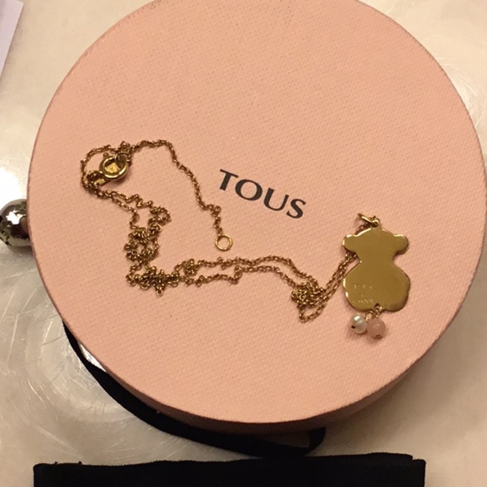 ❤️ SALE Authentic Gold Vermeil Tous Necklace